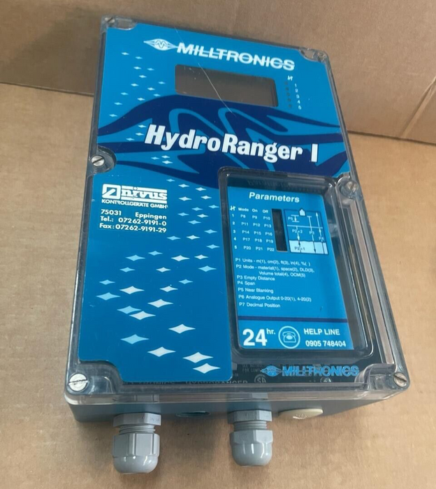 NIVUS MILLTRONICS - HydroRanger I - Measuring Former