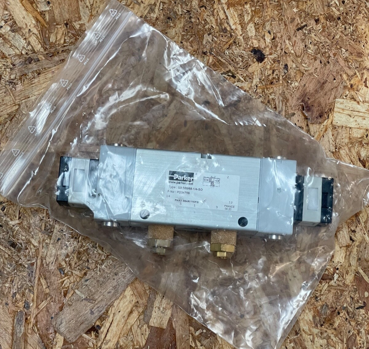 Parker - PD34796 - S9 568/68-1/4-SO 5/2 Oscillating Pneumatic Valve, G1/4” 