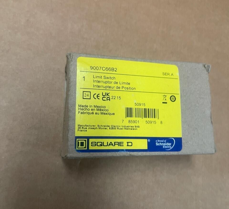 SQUARE D - 9007C66B2 - Limit Switch