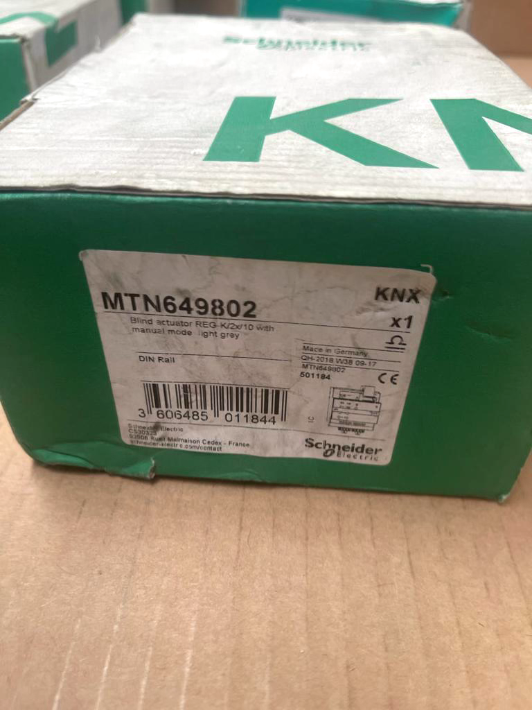 Schneider Electric DIN Rail MTN649802 Blind actuator REG-K/2x/10