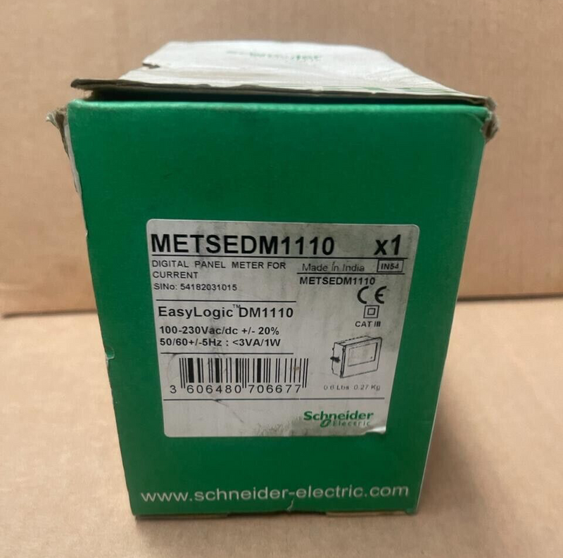Schneider Electric EasyLogic DM1110 - METSEDM1110 - Current Digital Panel Meter