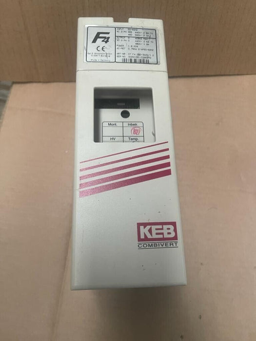 KEB VFD 07.F4.S3D-3420/1.2 1.8KVA 0.75kW 3PH 305-500V