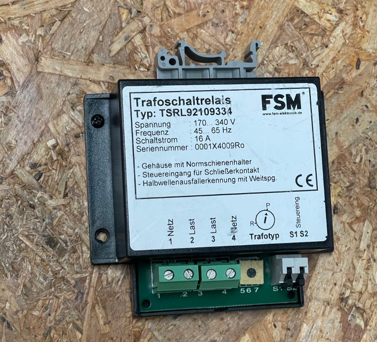 FSM (EMEKO/FSM AG) – TSRL 92109334 – Electronic Transformer Switching Relay