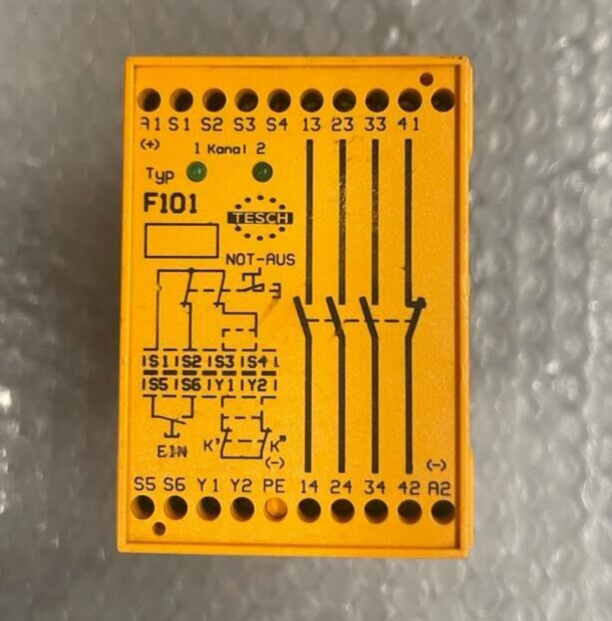 TESCH, F101x04, NOT-AUS Relay 07400004 24VAC/DC