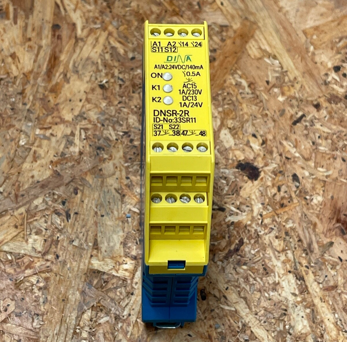 DINA Elektronik - DNSR-2R V2 - SAFEONE Emergency Stop Relay, 24 V DC