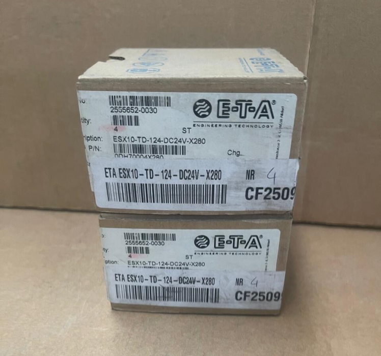 E-T-A - ESX10-TD-124-DC24V-X280 - Adjustable Electronic Circuit Protector