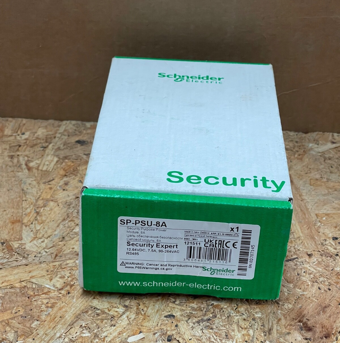 Schneider Electric – SP‑PSU‑8A – Security Expert 12 V 8 A Power Supply Module