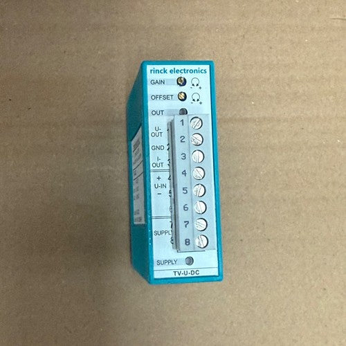 rinck electronics – TV-U-DC – Isolation Amplifier / Signal Transducer