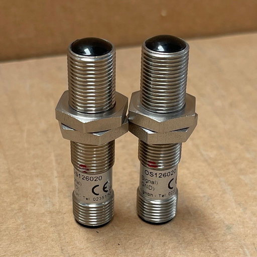 IPF Electronic – OS126020 – Through‑Beam Photoelectric Sensor Transmitter M12