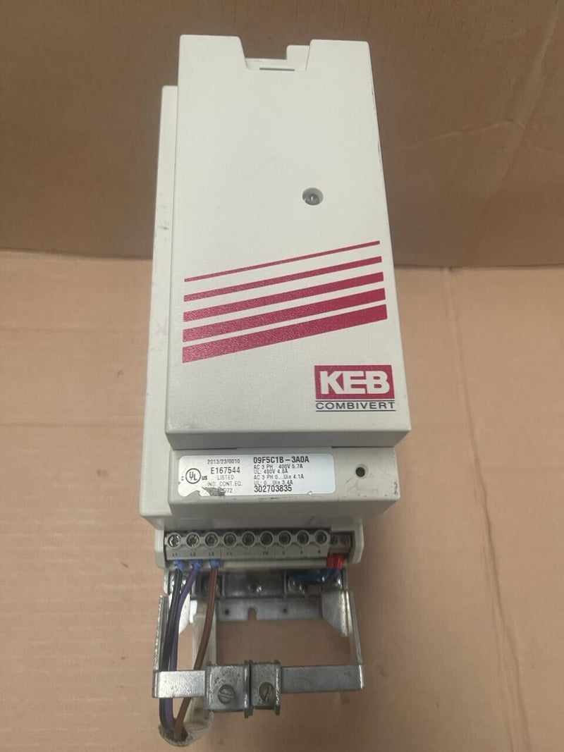 KEB COMBIVERT F5 - 09F5C1B-3A0A - VFD 480V - 1.5kW With FILTER