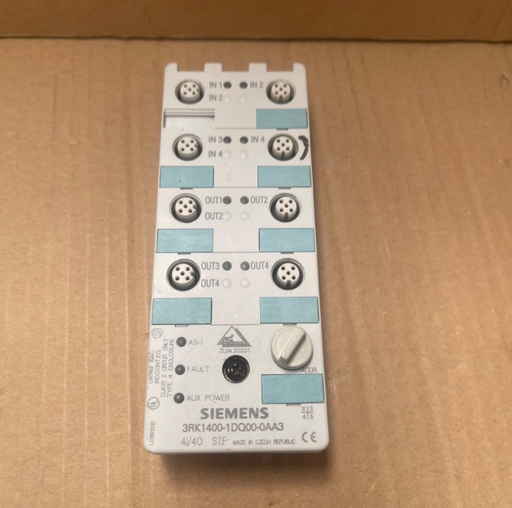 Siemens – 3RK1400-1DQ00-0AA3 – AS-i Compact I/O Module (4 DI / 4 DQ, IP67 K60)