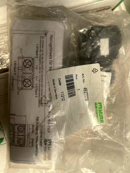 MURR ELEKTRONIK 4927778 Verteiler set M12