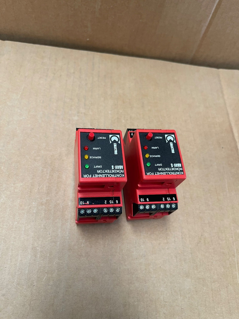 Calectro – ABAV‑S – Smoke Detector Control Unit (DIN‑Rail, 230 V AC)