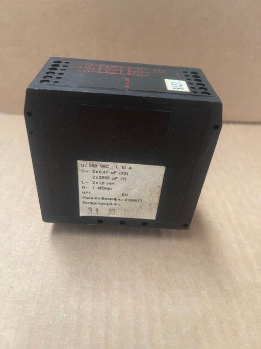 Phoenix Contact - 2788977 - NEF 1-10 Mains Interference Filter, 10 A, 264 V AC