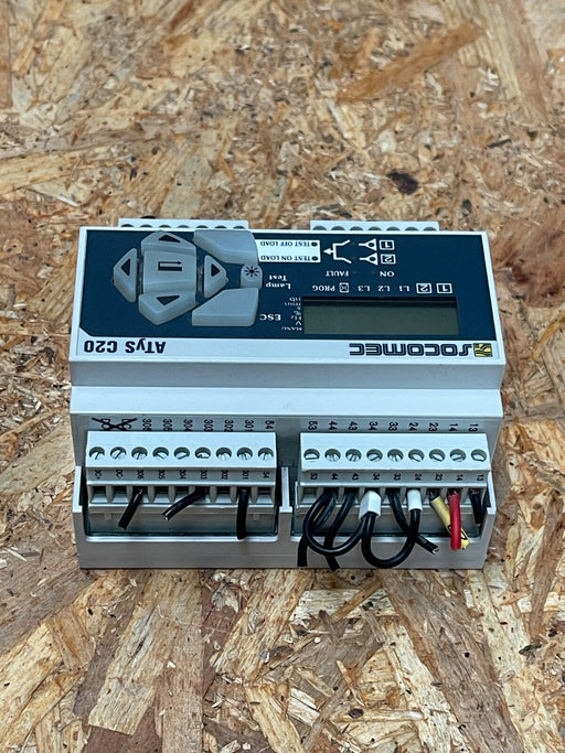 Socomec – 15993020 – ATyS C20 Modular Transfer-Switch Controller, 110–400 V AC