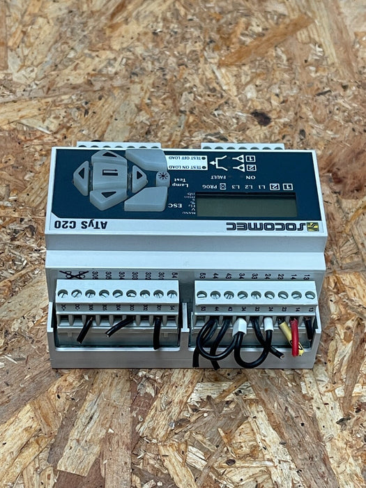 Socomec – 15993020 – ATyS C20 Modular Transfer-Switch Controller, 110–400 V AC