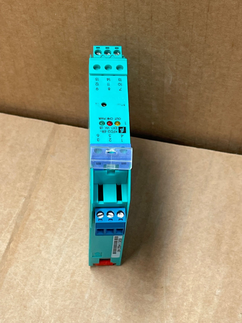 Pepperl+Fuchs – KFD2‑ER‑EX1.W.LB (115162S) – Isolated Conductive Switch Amplifie