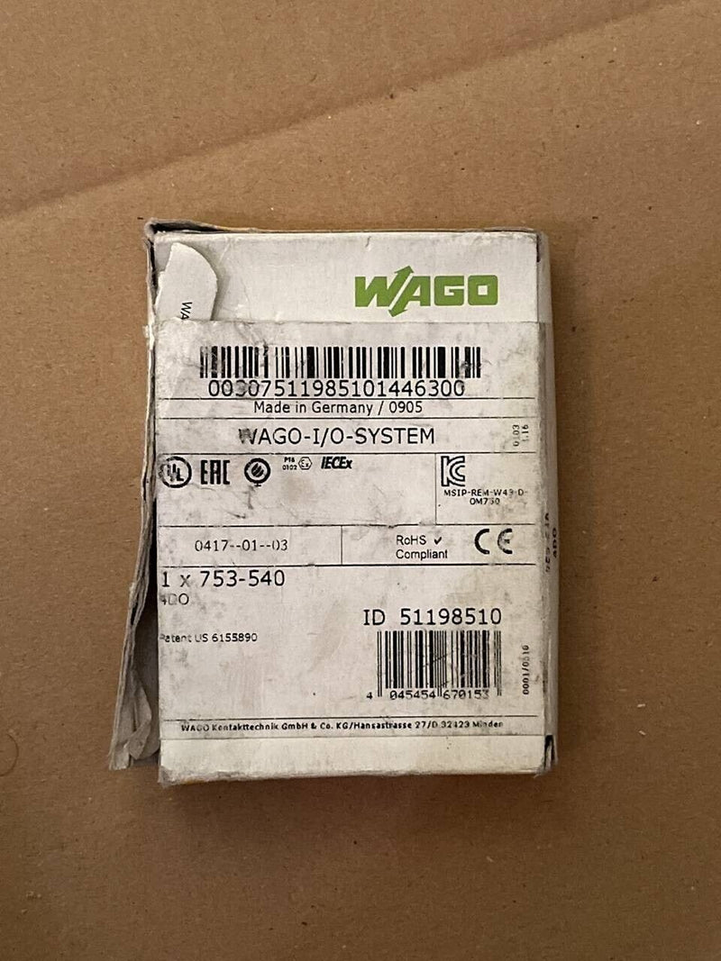 WAGO I/O-SYSTEM 753-540