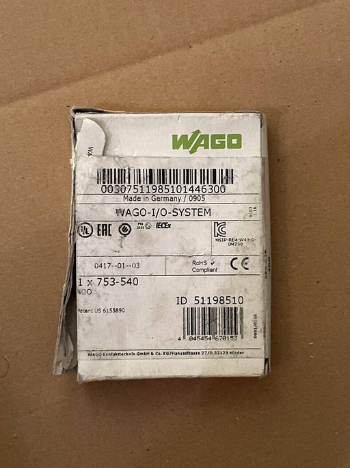 WAGO I/O-SYSTEM 753-540