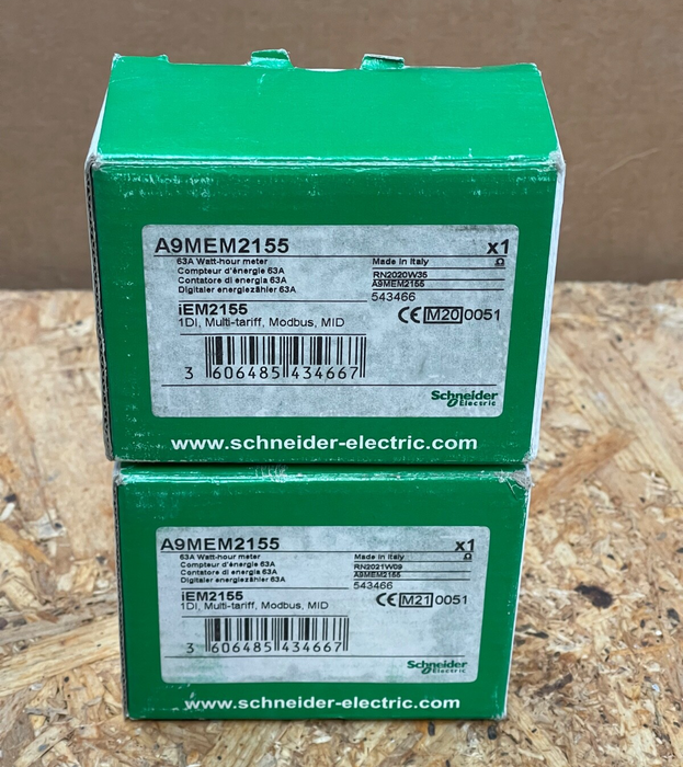 Schneider Electric – A9MEM2155 – Acti9 iEM2155 Modular Single‑Phase Power/Energy
