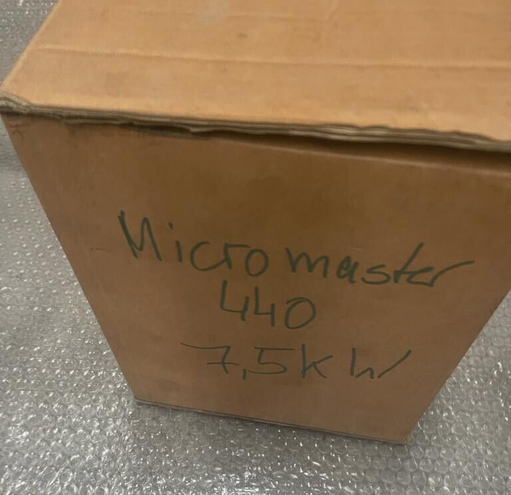 SIEMENS MICROMASTER 440 6SE6440-2AD27-5CA1 7.50kW 380-480VDC VFD