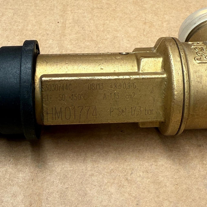Castel – 3030/44C – Safety Relief Valve ½″ NPT × ¾″ G, adjustable 9–50 bar