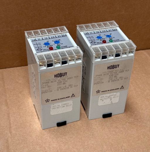 HOBUT – M200‑V34U – 3‑Phase 4‑Wire Under‑Voltage Relay, Self‑Powered, DIN‑Rail
