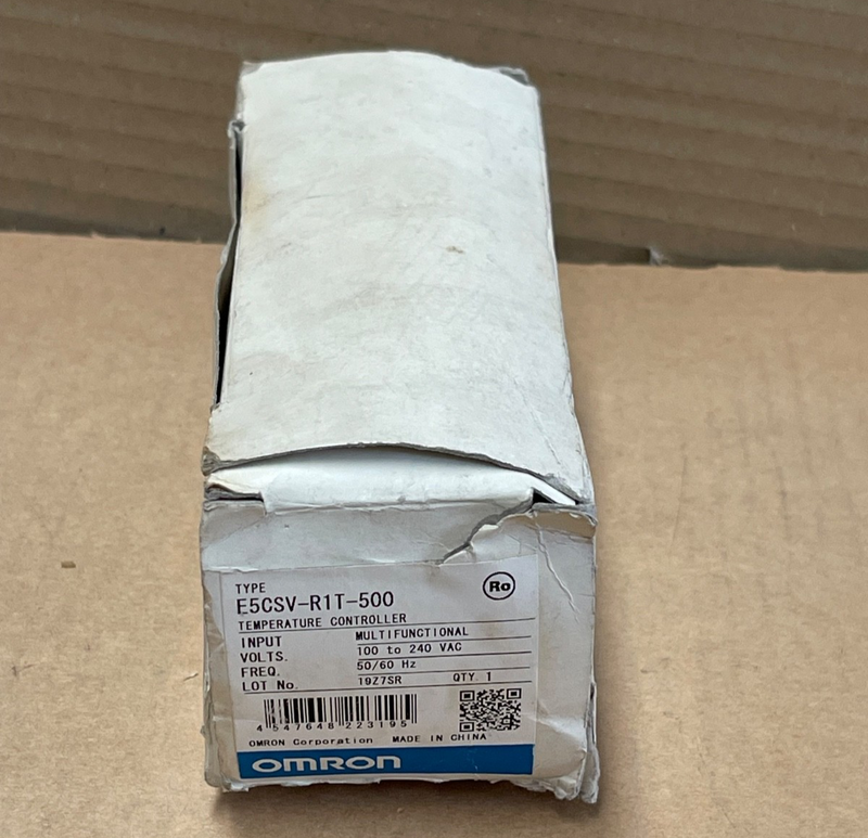 Omron – E5CSV‑R1T‑500 – PID Temperature Controller 1 Alarm Relay 48×48 mm