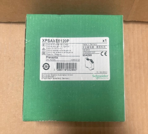 Schneider Electric - XPSAXE5120P - Safety Relay Module for Emergency Stop