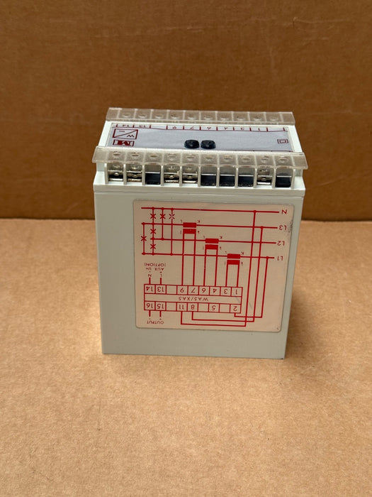 Multitek – M100‑WA5 – 3‑Phase 4‑Wire Unbalanced Watt Transducer, 0–20mA / 0–10V