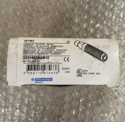 Telemecanique, XX518A3NAM12, Ultrasonic Proximity Sensor 12...24V