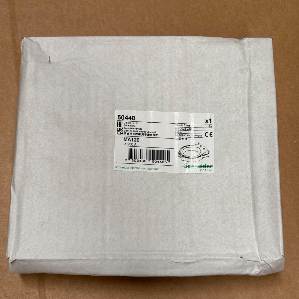 Schneider Electric – 50440 – MA120 Series Closed Toroid CT, 250 A / 1 ...