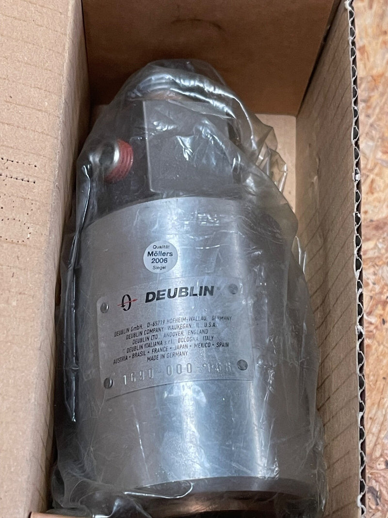 Deublin – 1690‑000‑168 – Low‑Speed Duoflow Rotary Union, G1″ RH → ¼″ NPT