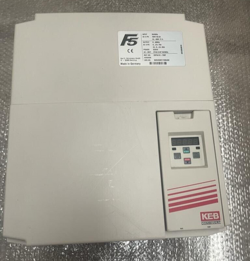 KEB COMBIVERT F5 20F5A1H-Y00F Drive Controller 37kW - 772 Hours Runtime