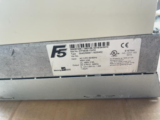 Weinig, 07F5B3B-YWA, F5 Series