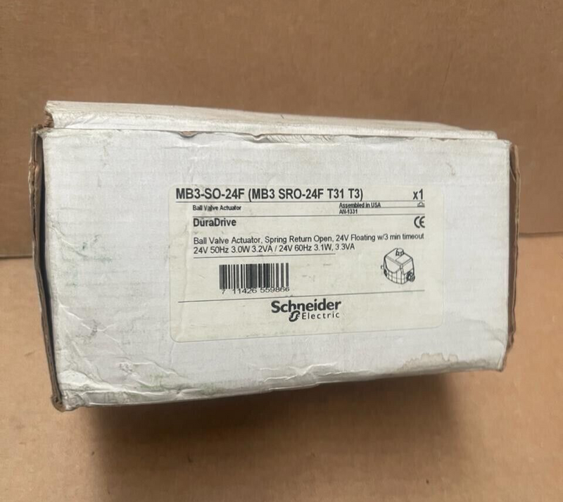 Schneider Ekectric DURADRIVE - MB3-SO-24F - Ball Valve Actuator
