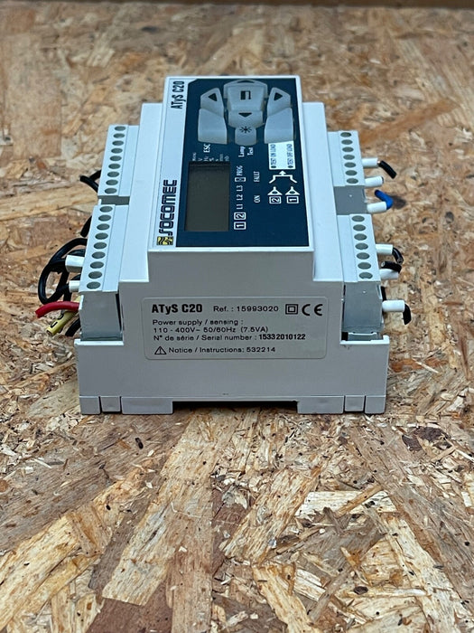 Socomec – 15993020 – ATyS C20 Modular Transfer-Switch Controller, 110–400 V AC