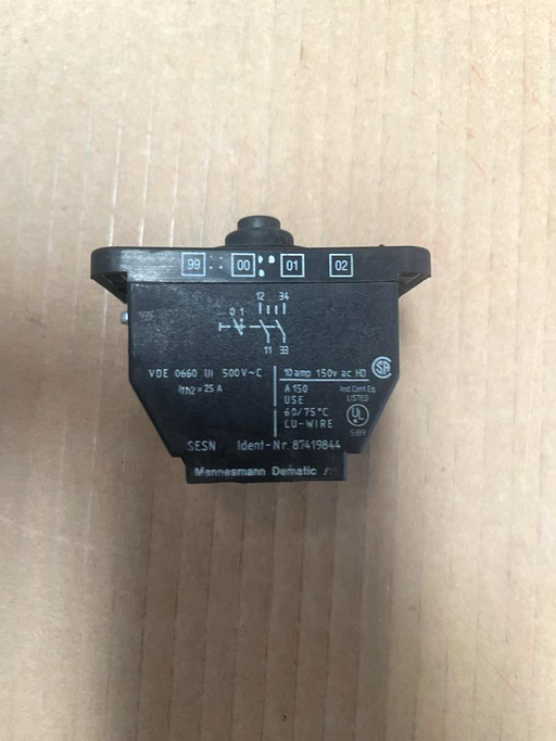 Mannesmann Dematic 87419844 Control Contact Block