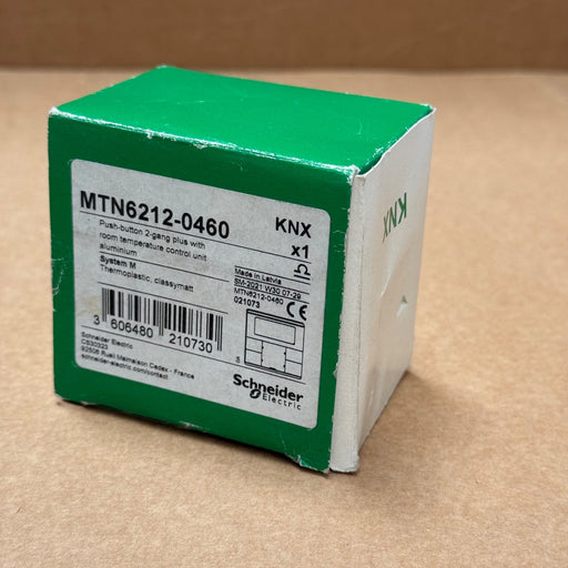 Schneider Electric – MTN6212‑0460 – KNX Push‑Button 2‑gang + Room Temp Control