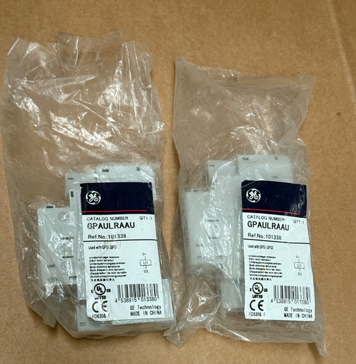 GE – GPAULRAAU (101338) – Undervoltage Trip Module, 380–400 VAC, Side-Mount