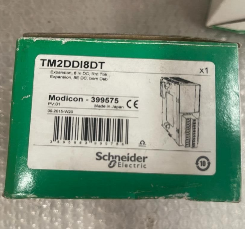 Schneider Electric, TM2DDI8DT, Expansion 8 In DC, Rm Tbk Modicon 399575