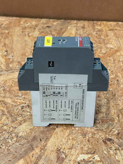 ABB - 1SVR040007R0200 - CC-U/I Universal Signal Converter, 0–5A Input, ±11V Outp