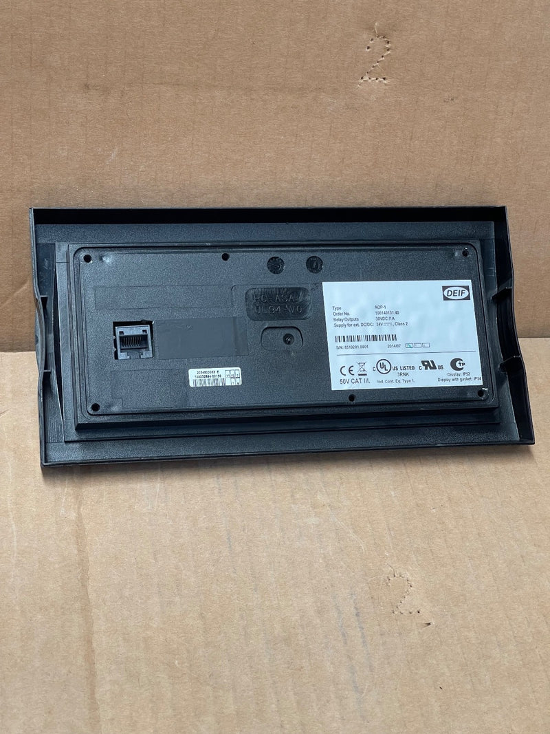 DEIF – AOP‑1 – Additional Operator Panel / Display Unit (24 V DC)