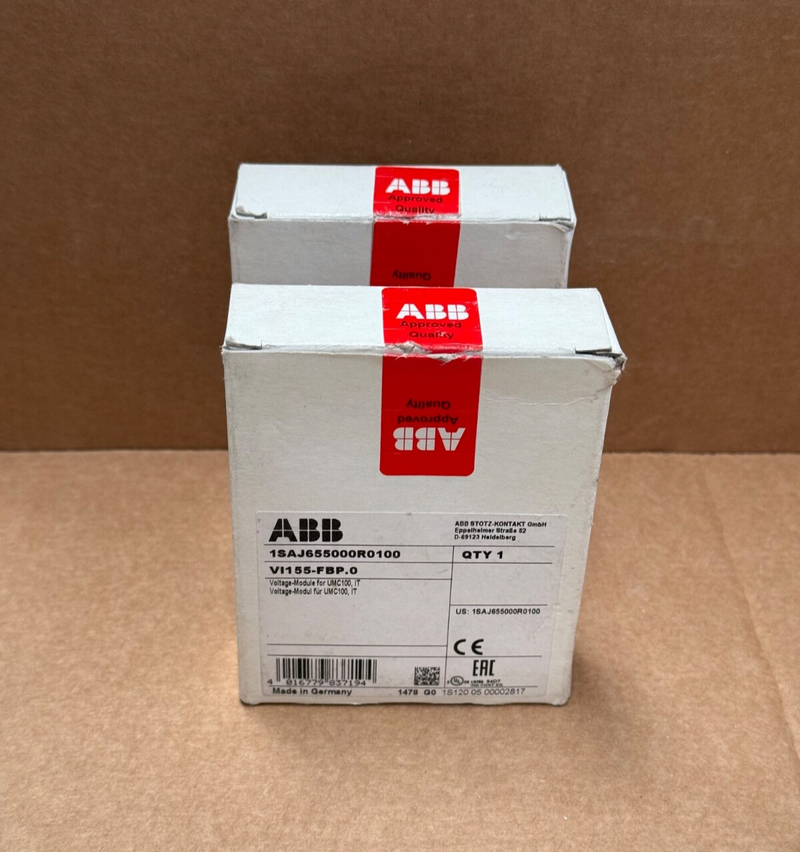 ABB – VI155-FBP.0 (1SAJ655000R0100) – Voltage Module for UMC100, 150–690 VAC