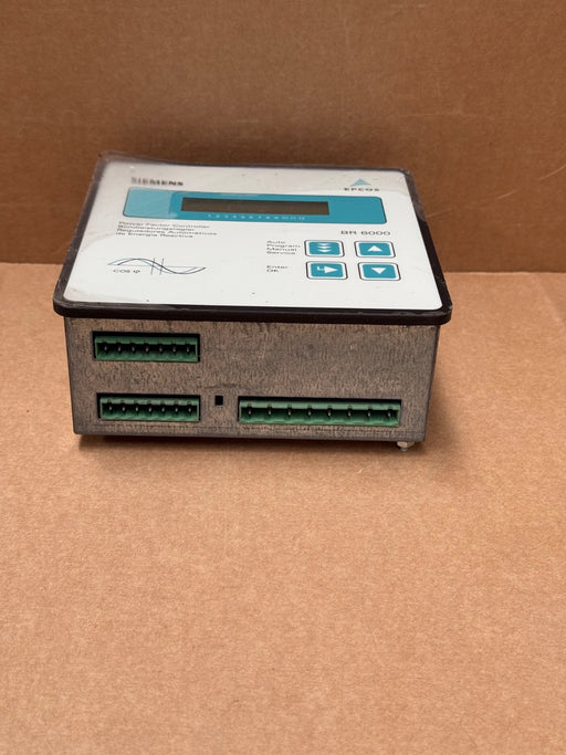 Siemens EPCOS – B44066‑R6012‑S230 – BR6000‑R12 Power Factor Controller, 230 VAC