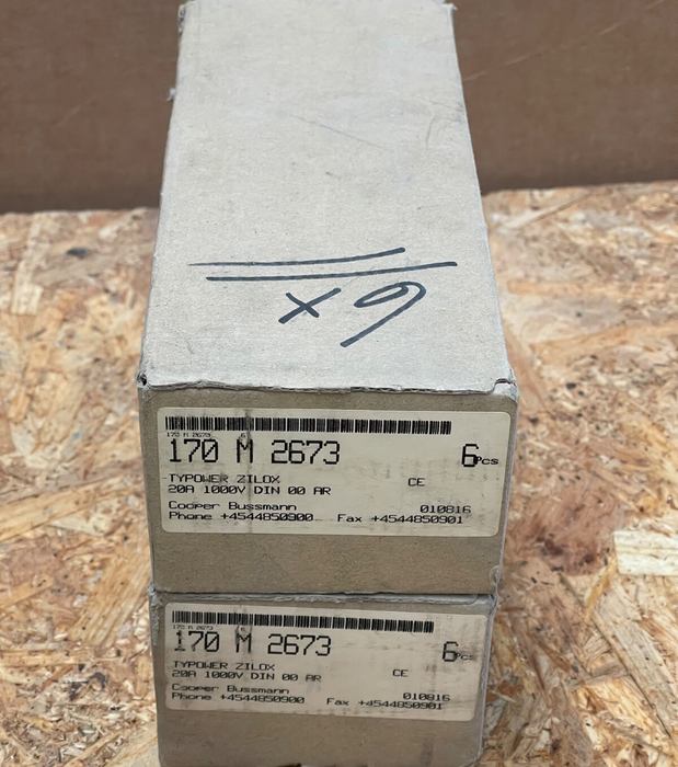 1PC Eaton (Bussmann) – 170M2673 – Square‑Body AC High‑Speed Fuse, 20 A, 1000 V