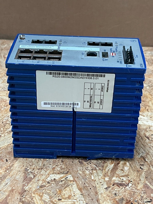 Hirschmann – RS20‑0800M2M2SDAEHH08.0.01 – Managed 8‑Port DIN‑Rail Ethernet