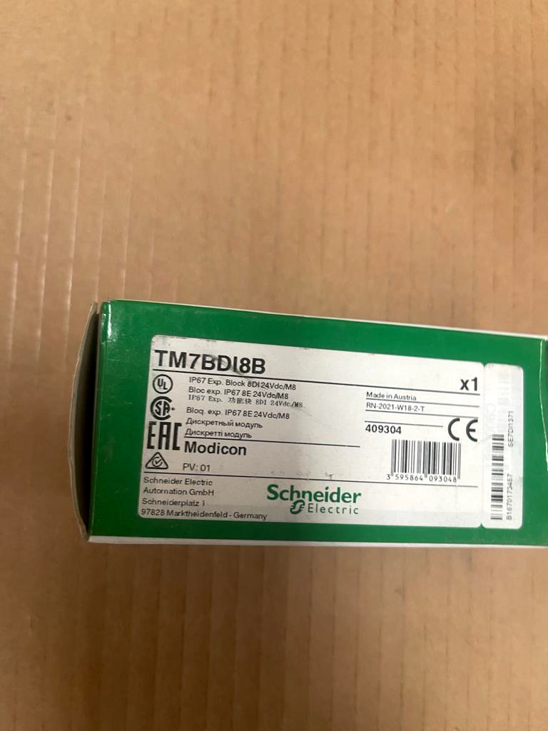 Schneider Electric Modicon TM7BDI8B IP67 Exp. Block 8DI 24VDC Module
