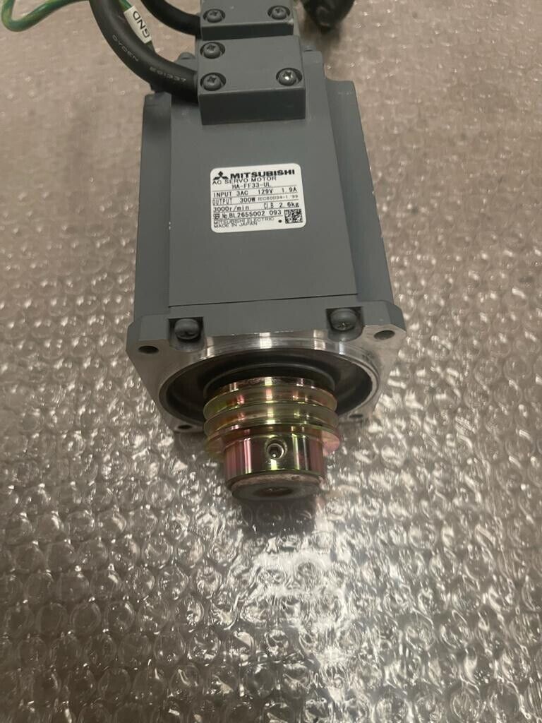 MITSUBISHI AC SERVO MOTOR HA-FF33-UL 3AC 3000r/min