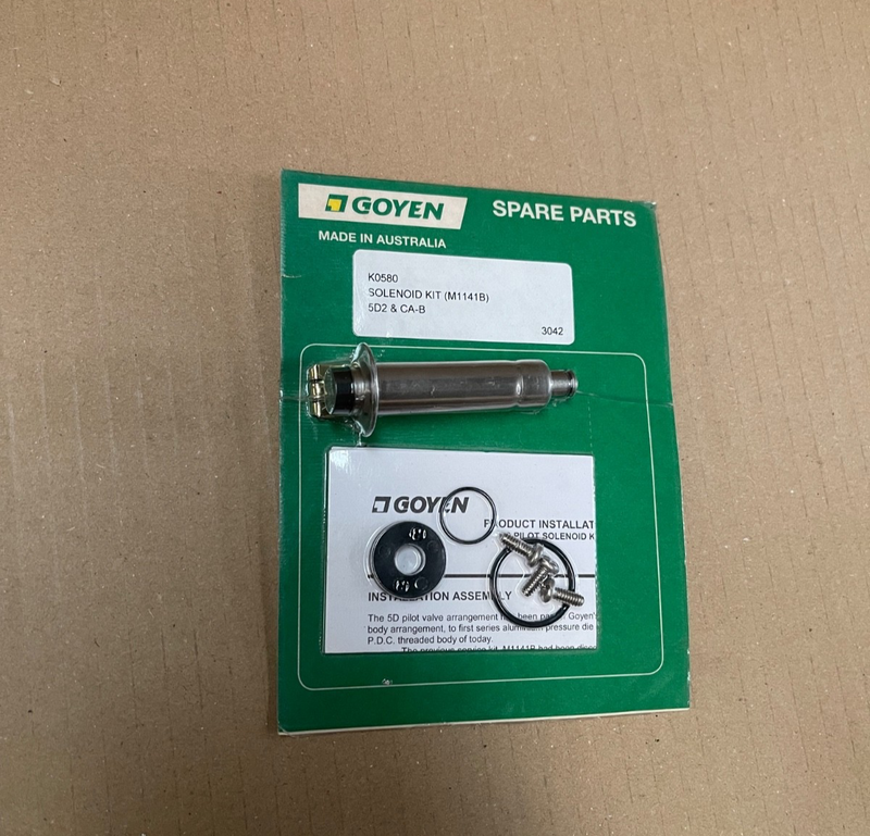 Goyen – K0580 – Solenoid Repair Kit M1141B for 5D2 & CA-B Valves